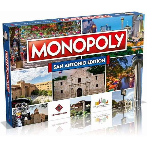 Monopoly Board Game San Antonio Edition: 2-6 Players Family Board Game