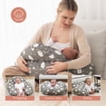 thumbnail image 4 of Momcozy Plus Size Nursing Pillow for Breastfeeding with Adjustable Waist Strap and Removable Cotton Cover, 4 of 7