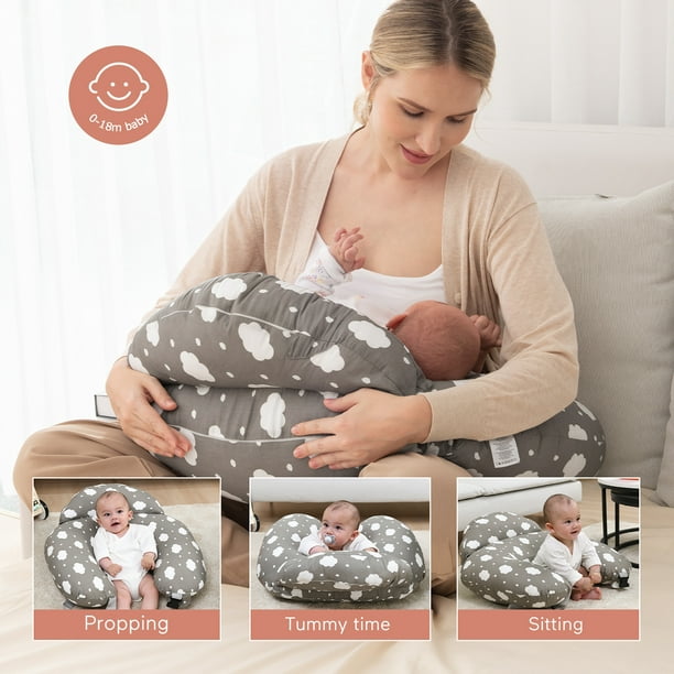 Momcozy Plus Size Nursing Pillow for Breastfeeding, with