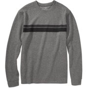 Faded Glory - Big Men's Long-Sleeve Stripe Crew Knit Pullover