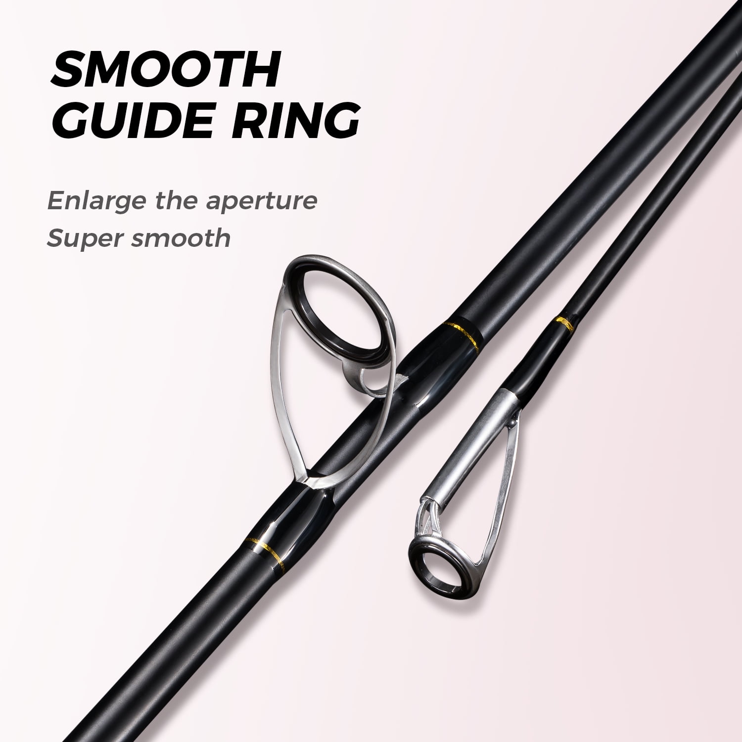 BERRYPRO Surf Rod Pure Carbon Surf Spinning Rod Graphite Surf Fishing Rod 10'-Spinning-2pc