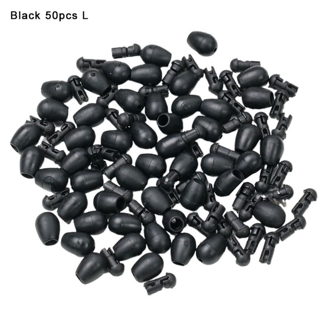 Mosiee 20/50Pcs S/L Quick Change Beads Buffer Beans Carp Fishing Shock Bead Method Feeder Bead Connector Fishing Tackles Accessories