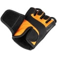 thumbnail image 4 of Victor Fitness VG05BES Black/Electric Orange Small - Fingerless Men's Gloves, 4 of 4