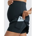 thumbnail image 4 of CRZ YOGA Butterluxe Maternity Golf Skirts High Waisted Tennis Casual Womens Pregnancy with Shorts Pockets, 4 of 4