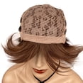 thumbnail image 5 of Lydell Short Straight Silver Heat Ok Full Synthetic Wig for Women, 5 of 7