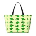 thumbnail image 2 of Fotbe St. Patrick's Day Bolsa de Viaje para Playa - Resistente al Agua, Bolsa Tote de Gran Capacidad y Ligera con 7 Bolsillos para Mujeres y Hombres, 2 of 7