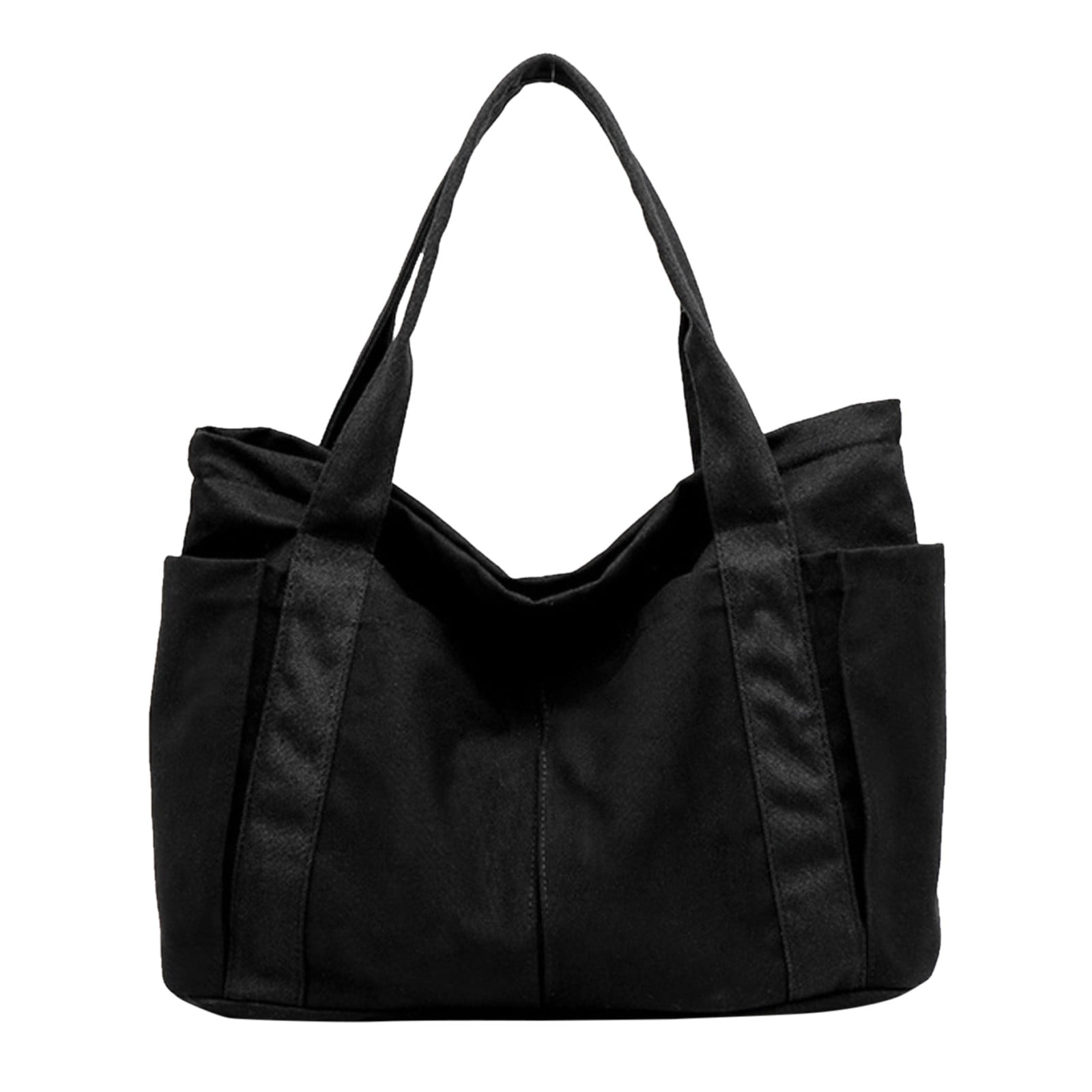 ZTTD Women Canvas Shoulder Bags Retro Casual Handbags Work Bag Tote