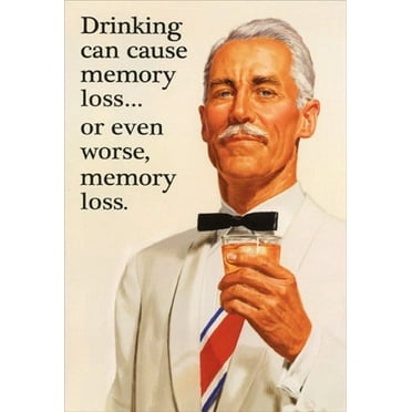 Nobleworks Memory Loss Funny Birthday Card