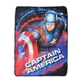 thumbnail image 5 of Marvel Comics Avengers Captain America Steve Rogers Shield Throw Blanket 46"x60" Soft Fleece Throw Blanket for Bed Couch, 5 of 6