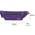thumbnail image 2 of Slim Fit Running Belt, Waterproof, Adjustable Running Waist Bag For Phone, For Gym Workout Hiking, 2 of 5