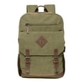 thumbnail image 1 of KAUKKO Mochila de Lona Vintage - Mochila para Exteriores de Gran Capacidad, Multifuncional y Duradera KF19, 16.2L（VERDE）, 1 of 4