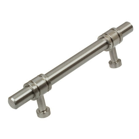 Quot Ring Pull - GlideRite Hardware Steel Barrel Ring Cabinet 3 3/4'' Center Bar Pull