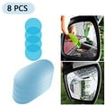 Jungdeepe 8 PCS Waterproof AntiFog AntiGlare Nano Coating Side Mirror