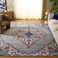 thumbnail image 3 of Safavieh Madison Frazier Floral Area Rug, Light Gray/Fuchsia, 6'7" x 6'7" Square, 3 of 10