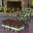 thumbnail image 6 of ARDEN Outdoor Chair Cushion, 21 x 20, Water Repellent, Fade Resistant 21 x 20, Onyx Cebu, 6 of 12