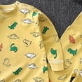 thumbnail image 3 of eczipvz Boys Pajamas Toddler Boys Long Sleeve Cotton Kids Sleepwear Sets 3-6 Months, 3 of 3