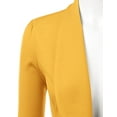 thumbnail image 4 of Doublju Women's Lightweight Thin 3/4 Sleeve Open Front Blazer with Plus Size, 4 of 4
