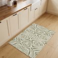 thumbnail image 3 of Entryway Rug 2'x3', Sage Green Geometric Kitchen Runner Rugs Non-Slip Carpet Mats, Farmhouse Abstract Stripes Graffiti Bedside Rugs Runners Washable Floor Carpet for Bathroom Laundry Room, 3 of 7