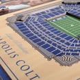 thumbnail image 3 of IDNA Indianapolis Colts 3D StadiumViews Picture Frame, 3 of 5