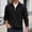Black, variant on Adult Men's Polo Shirt Long Sleeve Quarter Zip Polo Tees Loose Fit Gray Shirt Men