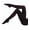 Black, variant on Women's MeMoi MO-335 Perfectly Opaque Shaper Tights (Black M/L)