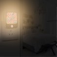 thumbnail image 2 of Yayeee LED Night Lights with Motion Detectors Auto Dusk to Dawn Light Sensors, 2 Pack, Small Pink Pattern, 2 of 7
