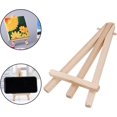thumbnail image 3 of EDOBLUE 4Pcs Pine Mini Easel Tripod Wedding Table Booth Display Stand is Used to Display Wedding Business Cards, Painting Craft Drawings, Photo Numbers and Place Names Booth Display Stand, 3 of 4
