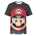 thumbnail image 1 of Mario Jeux T-shirts de Mode à Manches Courtes pour Garçons Filles Enfants, 1 of 2