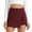 Wine #18, variant on KDDYLITQ Corduroy Skirt Women Corduroy Side Slit Skort High Waisted Bodycon Casual Mini Skirt Fall 2025 Short Skirts Khaki S