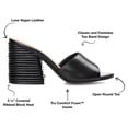thumbnail image 2 of Journee Womens Leslee Layered Block Heel Sandals, 2 of 6