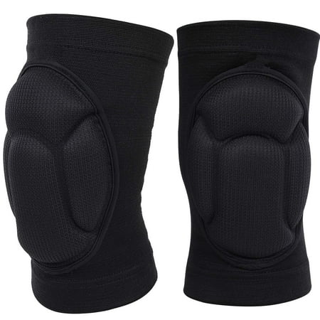 

Volleyball Knee Pads for Men Women Thick Sponge Collision Avoidance Warm Anti-Slip Knee Sleeve for Football Yoga Dance Work Gardening(2PCS Black)