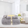 thumbnail image 2 of 1 juego de toallas de baño de forro polar coral, absorbentes de agua, de secado rápido para el hogar., 2 of 8