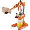 thumbnail image 2 of Eurolux Cast Iron Citrus Juicer | Commercial Grade Manual Hand Press | Countertop Squeezer for Fresh Fruit Juice (Bonus Stainless Steel Cup) (Orange), 2 of 7