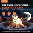 thumbnail image 2 of VEVOR Fire Pit Ring Round 45 Inch Outer Steel Liner DIY Campfire Ring Firepit, 2 of 9
