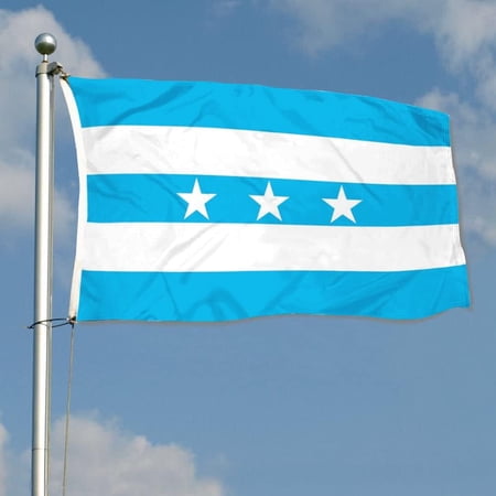 mokarier The Guayas Province, Guayaquil Flag Banner Outdoor Indoor Decoration Flag 3x5Feet Double Stitched Polyester with Brass Grommets