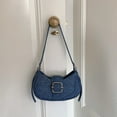 thumbnail image 4 of Bolso de mano de un solo hombro de alta gama para mujer, bolso de mezclilla a juego con el arco del triunfo, bolso para mujer, 4 of 6