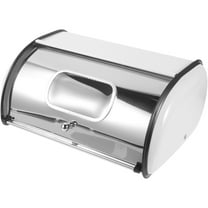 Masteelf  Countertop Bread Container Stainless Steel Storage Box