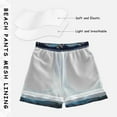 thumbnail image 3 of FORMRS Boys Swim Trunks Quick Dry Mesh Liner Boardshorts Sizes XS-XL, Floral Occean, 3 of 7