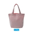 thumbnail image 3 of Uxcell Sac Fourre-Tout en Toile avec Poignée Petit Sac à Main Réutilisable Sacs de Magasinage Rose, 3 of 5