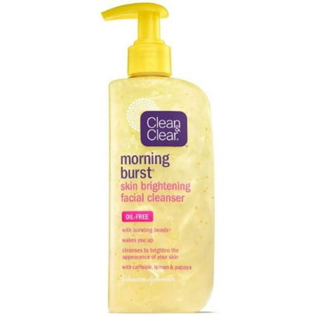 CLEAN &amp; CLEAR Morning Burst Skin Brightening Facial Cleanser 8 oz 
