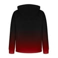 thumbnail image 3 of Tauxra Hooded Sweatshirt Men, Long Sleeve Flannel Shirt with Pocket and Drawstring, Men's Printed Hooded Sweatshirt, 3 of 5