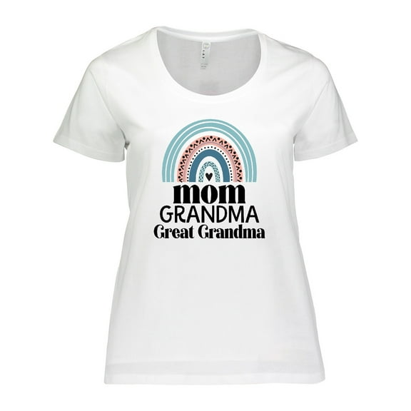 Inktastic Mom Grandma Great Grandmother Women's Plus Size T-Shirt