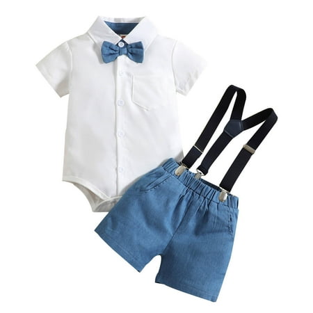 

Toddler Boys Outfits 2 PCS Short Sleeve Tops Shorts Gentleman Style Baby Spring Summer Cute Trendy Streetwear Home Wear Kids Clothes Suits