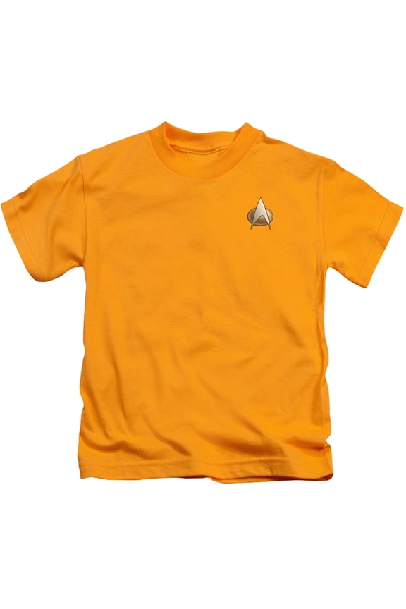 Star Trek - Tng Engineering Emblem - Juvenile Short Sleeve Shirt - 4