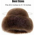 thumbnail image 6 of Women's Faux Fur Russian-Style Trapper Hat - Ultra-Soft Plush Winter Trooper Cap with Windproof & Thermal Protection for Outdoor Hunting & Snow Activities（Purple  1 PCS）, 6 of 7