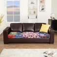 thumbnail image 2 of ZUXONGSY Boho Mandala Flower Couch Cushion Cover Sofa Cushion Dust Cover Size L Outdoor Cushion Cover Separate Sofa Seat Cushion Cover Decorative Cover for Upholstered Furniture, 2 of 5