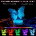 thumbnail image 2 of AVEKI Butterfly Night Light, Butterfly Gifts for Kids Girls, Animal LED 3D Lamp Illusion with Remote Control 16 Colors Changing + Timer + Dim Function A0514, 2 of 8