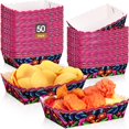 thumbnail image 1 of Bandejas desechables de papel mexicano para comida, paquete de 50 unidades Dunzoom, 1 of 6