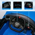 thumbnail image 4 of Licensed 12V Kids Ride-On Corvette, Battery-Powered Electric Sports Car with Remote Control, Interactive Dashboard, LED Lights, and Music (Dark Blue), 4 of 7