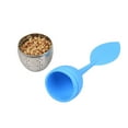 thumbnail image 2 of Leaf Tea Infuser for Tea Pot Mug Cup- Loose Tea Strainer Steeper for Fennel Tea Rooibos Tea Herbal Team Green Blue Orange Set 3, 2 of 5
